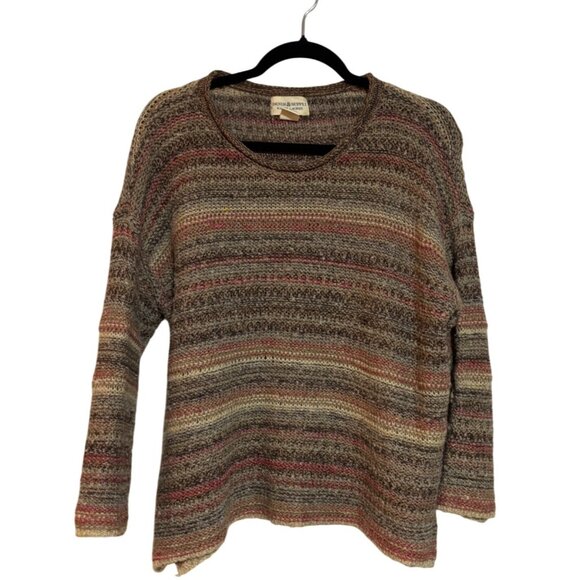 Denim & Supply Ralph Lauren Women Sweater S Grandpacore Cozy Americana Fall Knit - Picture 2 of 12